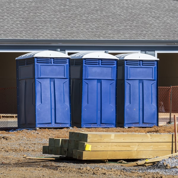 how do you ensure the portable restrooms are secure and safe from vandalism during an event in Blue Springs-Wymore